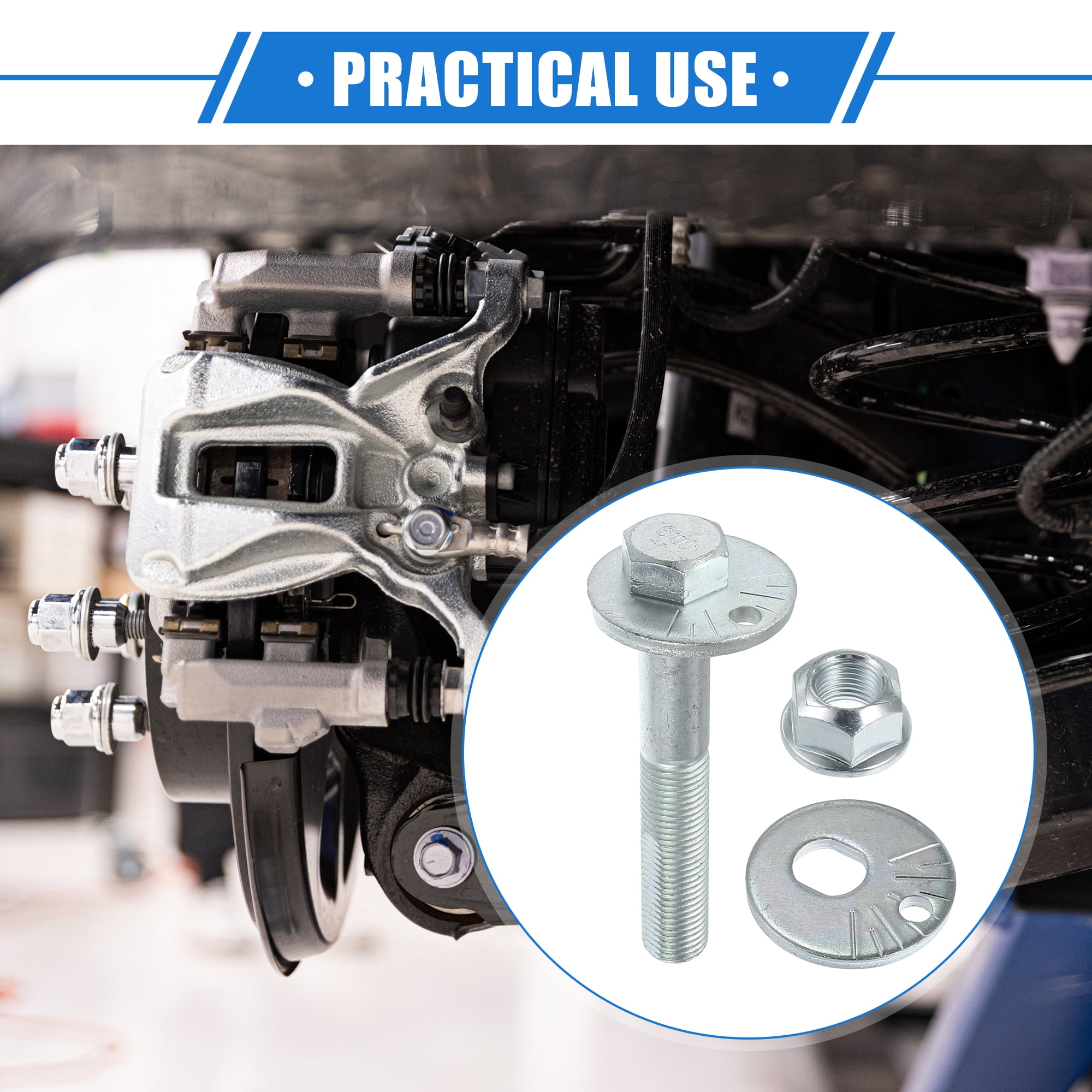 Unique Bargains 2 Pcs Eccentric Alignment Camber Bolt for Suzuki GRAND VIATARA 2006-2013
