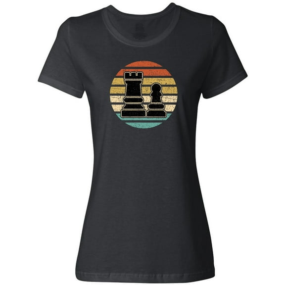 Inktastic Chess Player Gift Retro Women's T-Shirt