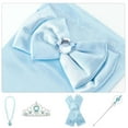 thumbnail image 3 of KAWELL Princess Dress up Costume with Cosplay Accessories Crown Wand & Gloves for Child, 3 of 4