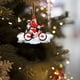 thumbnail image 5 of Colgante Navideño de Papá Noel con Forma de Cachorro de Acrílico, para Árbol de Navidad, para Colgar En Bicicleta., 5 of 5