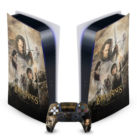 The Lord Of The Rings The Return Of The King Posters Main Characters Vinyl Sticker Skin Decal Cover Compatible with Sony PS5 Digital Edition Bundle