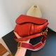 thumbnail image 2 of Bolso cruzado para mujer, nueva tendencia de primavera 2023, bolso cruzado oblicuo de moda con cara brillante, bolso de sillín rojo de red simple para mujer, uno rojo, 2 of 2