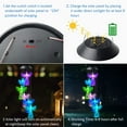 thumbnail image 4 of PENGXIANG Solar Wind Chimes,Solar Changing Color Angel Wind Chime LED Hanging Lamp Windchime Light LED Colorful Power Solar Wind Chimes Yard Home Garden Corridor, Balcony Decor Purple, 4 of 8