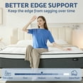 thumbnail image 5 of Queen Mattress, BedNew 14 inch Hybrid Gel Memory Foam Mattress in a Box, Medium Firm, Fiberglass Free, 5 of 9
