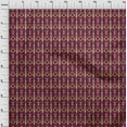 thumbnail image 3 of oneOone Cotton Silk Fabric Stripe & Swirl Ikat Printed Craft Fabric BTY 42 Inch Wide, 3 of 4