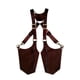 thumbnail image 1 of Minnieouse Bolso de piel sintética para ocultar las axilas para hombre, bolso de hombro de cuero duradero para las axilas, viajes y actividades Accesorios de disfraces marrón, 1 of 6