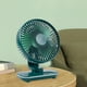 thumbnail image 1 of Small Clip on Fan, 5 Speeds USB Fan with Strong Airflow, Double Battery 10000m Lasting 3day Portable Fan Digital Display Charging Model Fan, for Office Dorm Bedroom Stroller, 1 of 9