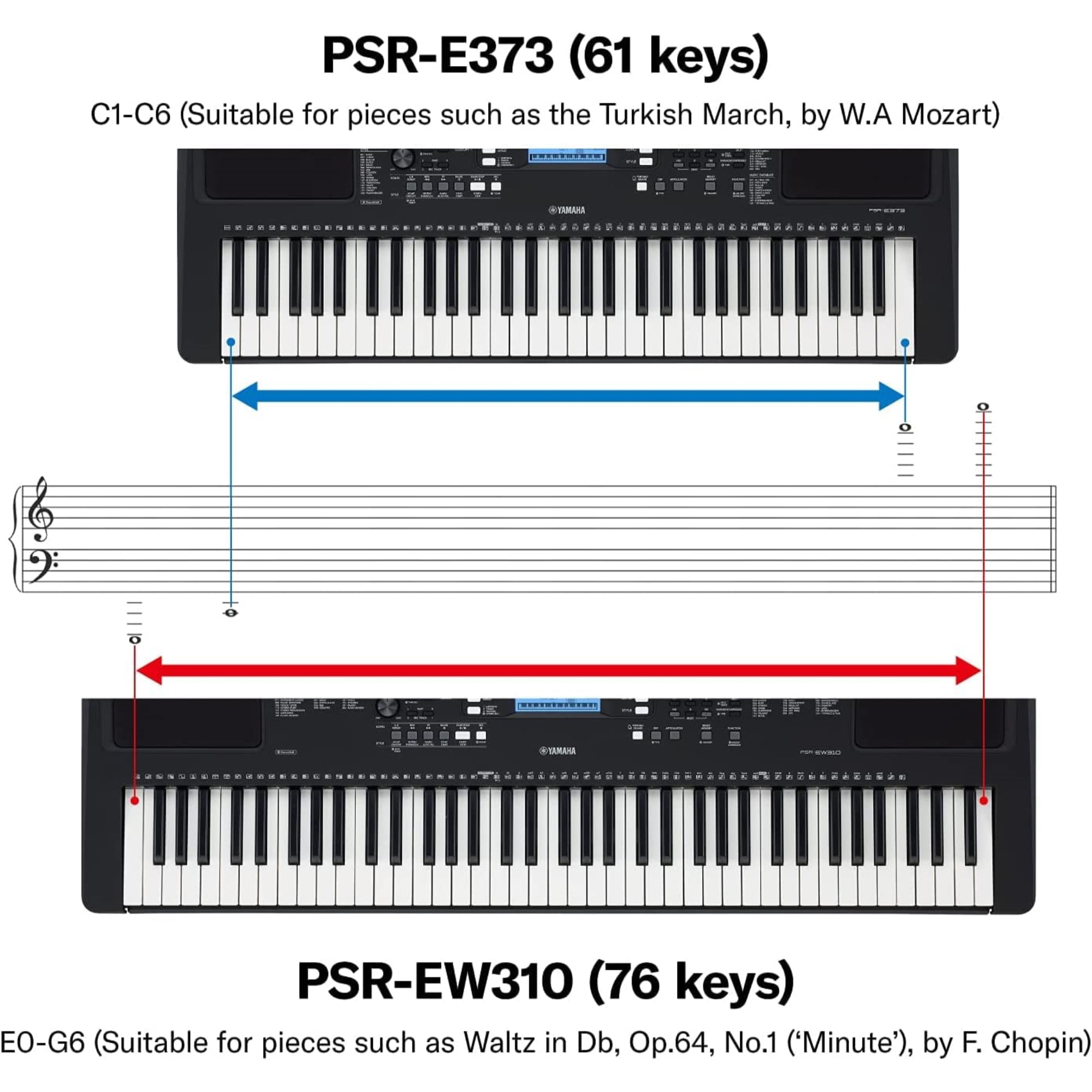 Teclado portátil Mod.PSR-E373 (Incluye Adaptador PA130)
