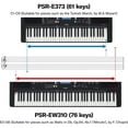 thumbnail image 3 of Yamaha PSRE373AD 61-Keys Portable Keyboard with PA130 Power Adapter, 3 of 3