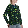 thumbnail image 6 of Uemuo Dinosaurs Pattern Women's Hoodie with Eye-catching Drawstrings- Casual Pullover Hoodie with Kangaroo Pocket, Stylish Hooded Sweatshirt-Small, 6 of 7