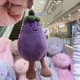 thumbnail image 1 of Large collection of plush toys, plush dolls, dolls, gifts, bag charms, eggplant charms, 12cm, 1 of 1