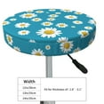 thumbnail image 4 of Susaid Daisies Flowers Print Elastic Bar Stool Cover Personalized Washable Stool Cover for Barbershop Home Bar Kitchen-12 inch, 4 of 7