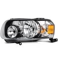 thumbnail image 4 of ECCPP Headlight Assembly Fit 2005-2007 for Ford Escape Pair Headlamps Chrome Housing Amber Reflector 7L8Z13008D/7L8Z13008A, 4 of 5