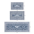 thumbnail image 4 of Better Homes & Gardens Dagali Oushak Bath 2 Piece Bath Rug Set, Blue Silver & Arctic White, 17" x 24" & 20" x 30", 4 of 7