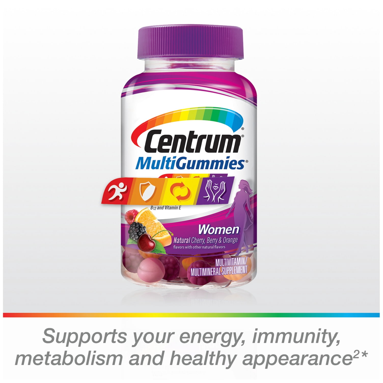 Centrum MultiGummies for Women with Antioxidants, Fruit Flavors, 150 + 14 ct