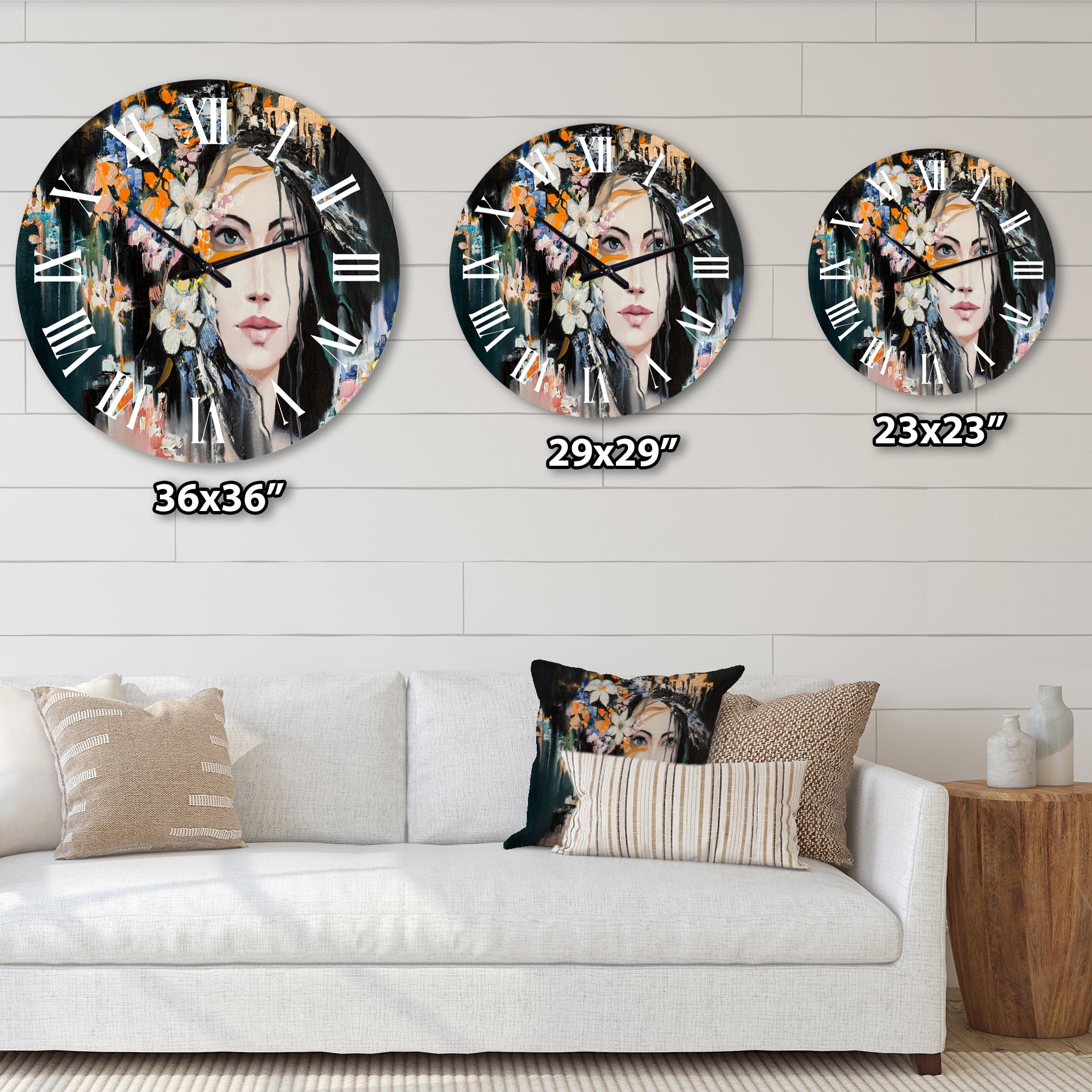 Designart 1 in Quartz Modern/Contemporary Wall Clock