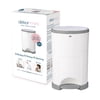 Dekor Mini Hands-Free Diaper Pail | White