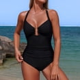 thumbnail image 5 of Afdoent One Piece Swimsuit For Women Tummy Control Swimsuit For Bathing With Waist Cincher And High Cut Design Women's Clothing, 5 of 6