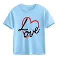 thumbnail image 1 of hengsof T-shirt Imprimé à Manches Courtes pour Enfants, 1 of 3