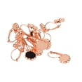 thumbnail image 4 of veasfak 12pcs Lever Back Earring Hooks Leverback Studs Blank Bezel Findings DIY Crafts Rose Gold, 4 of 6