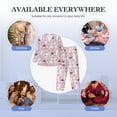 thumbnail image 7 of KLL Easter Rabbit Sleepwear Mens Flannel Pajamas,Long Cotton Pj Set, 7 of 7