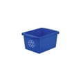 thumbnail image 3 of Storex 4 Gallon Open Recycle Bin, Blue, 6-Pack, 3 of 7