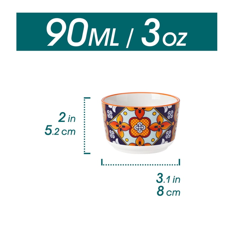 Vancasso 3 oz Porcelain Ramekin Set of 6 photo 2