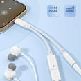 thumbnail image 3 of USB C Headphone Adapter 2 in 1 Type C to 3.5mm Jack & Type C Splitter Cable Cord Supports 15W Fast Charging for Phones, 3 of 11