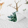 thumbnail image 5 of Erosebridal Fox Twin Quilt Set for Boys Girls, Forest Animals Twin Coverlet Set, 2pcs 1 Bedspread and 1 Pillowcase, 5 of 7