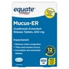 Equate Mucus and Chest Congestion Relief Guaifenesin Extended-Release Tablets, 40 Tablets