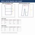 thumbnail image 4 of Up2date Fashion Men's Satin Pajama Set Full Sleeves Silky Loungewear 2 Piece Pjs Classic Button-Down Sleepwear, 4 of 4