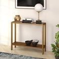 thumbnail image 6 of Evelyn&Zoe Rigan 36" Wide Rectangular Console Table, Brass, 6 of 7