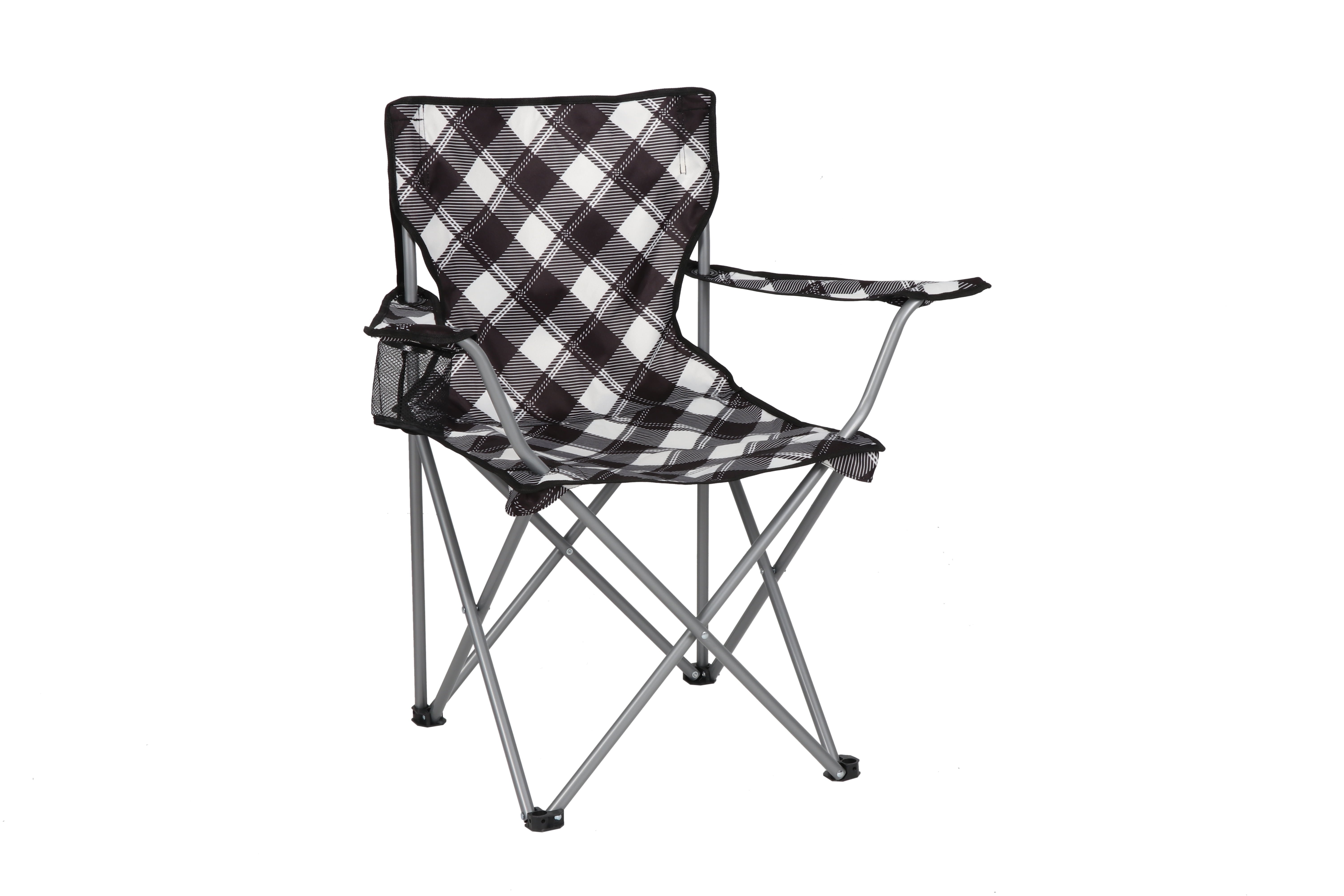 Ozark Trail 3 Piece Buffalo Plaid Camping Chairs and Blanket Combo Red Adult Walmart