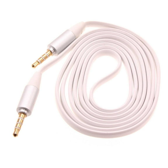 3.5mm 6ft Aux Cable Adapter Car Stereo Aux-in Audio Cord Speaker Jack Wire Q6K for LG Optimus Zone 3, X Power, Tribute Royal, G3 Vigor, K8 V, K20 V, Premier Pro Plus (L455DL) LTE, Q7 Plus