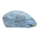 thumbnail image 5 of Boina vaquera, gorro holgado de moda para mujer, gorro francés de pintor para viajes Azul claro, 5 of 9