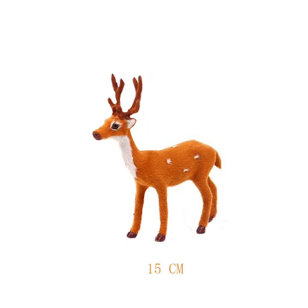 1x Wood Christmas Deer Reindeer Craft Elk Xmas Home Tree Decor Ornament Supplies