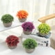 thumbnail image 5 of 2 uds planta Artificial en maceta bola de césped de plástico decoración creativa maceta de flores falsas decoración de paisaje plantas verdes, 5 of 5