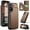 Brown, variant on For Samsung Galaxy A16 Case with Card Holder, Wallet Flip Cover Case with RFID Blocking, Durable Leather Kickstand Magnetic Clasp Shockproof Phone Case for Women Men,Purple