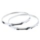 thumbnail image 1 of Greeniant 1 par de llantas de anillo de aro de tambor de hierro Tom 12 pulgadas 6 agujeros Accesorios para instrumentos musicales 1.2 mm 14 pulgadas 8 agujeros, 1 of 1
