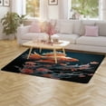 thumbnail image 3 of 3D Dream Underwater World Fish Carpet Rug for Home Living Room Bedroom Sofa Doormat Decor Area Rug Non-slip Mat, 3 of 7