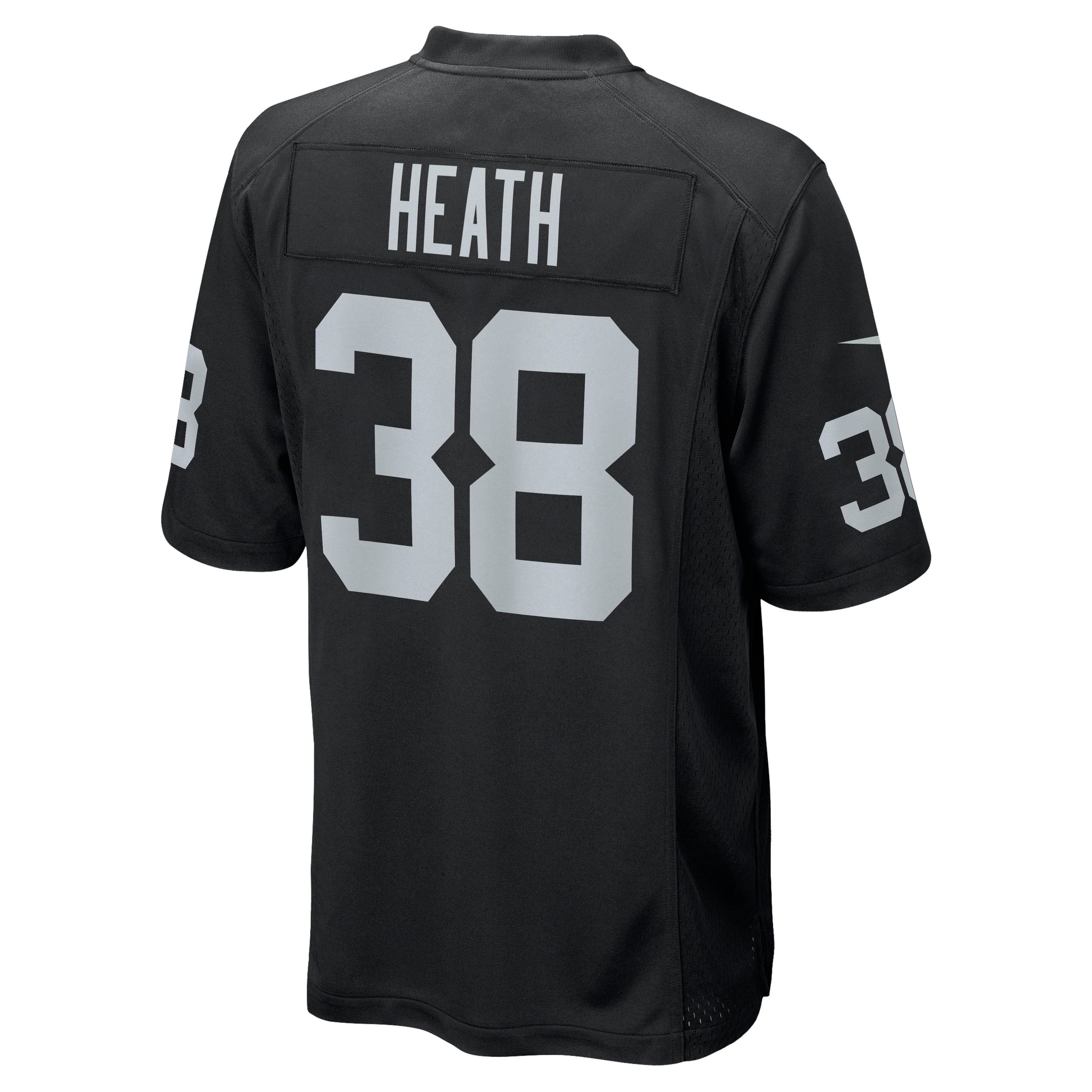 Jeff Heath Las Vegas Raiders Nike Game Jersey - Black