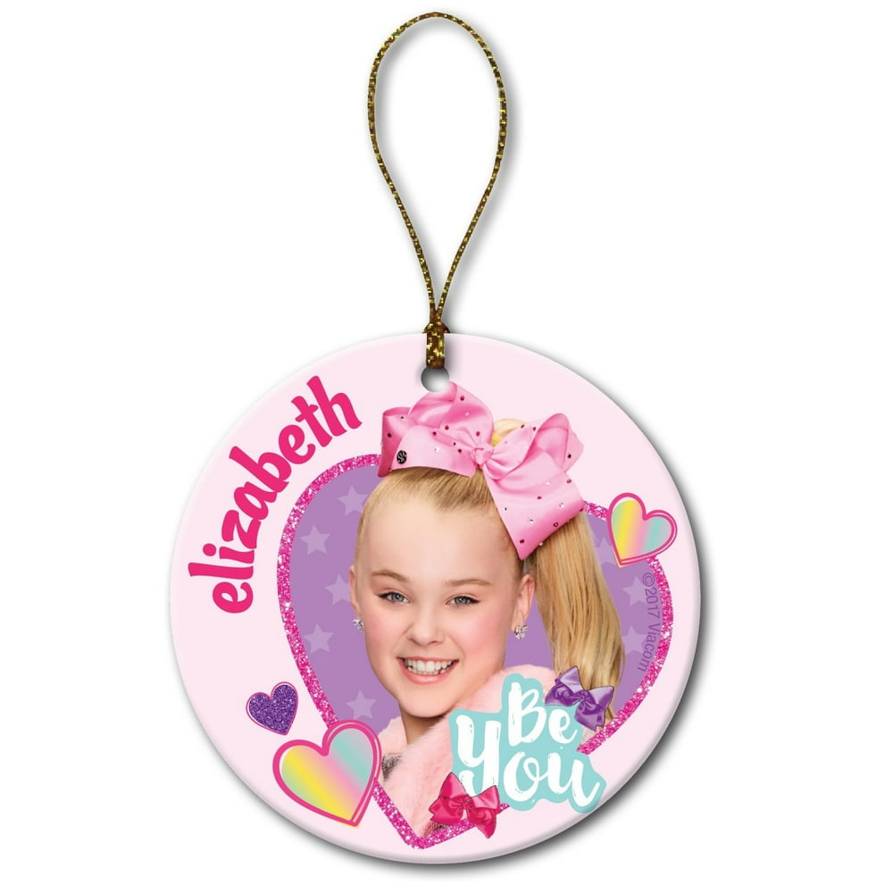 Personalized Round Christmas Ornament - JoJo Siwa - Walmart.com