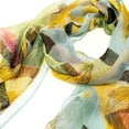 thumbnail image 4 of Wrapables® Lightweight Sheer Silky Feeling Chiffon Scarf, Sky Blue Eco-Trendy, 4 of 5
