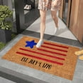 thumbnail image 2 of MOQIN Independence Day Stars Entrance Door Mat Patriotic Decor Welcome Outdoor Mat Non-Slip Carpet Rugs Floor Mat Decorative for Home/Bathroom Kitchen 23.62"x15.75", 2 of 5