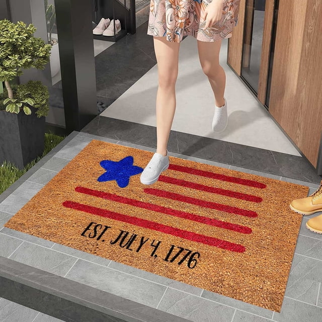 Cqxid Carpet Under $5 Presidential Day Kitchen Mat Independence Day Home Door Mat Rugby Home Floor Mat Carpet