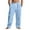 B, variant on Men’s Relaxed Fit Cargo Pants Stretchy Elastic Waist Loose Fit Multi Pocket Casual