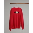 thumbnail image 3 of Wow Daisy Banner. Sweatshirt Women -Image by Shutterstock, Female 3X-Large, 3 of 4
