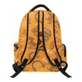 thumbnail image 2 of HUIACONG Orange Jungle Animal School Backpack for Daily Student Use Lightweight Multi Compartment Large Capacity for Boys Girls Ages 6‑18 Back to School, 2 of 7