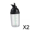 thumbnail image 1 of 2 botellas dispensadoras de para ensalada, vinagrera de 200ml, dispensador de aceite transparente y práctico, dispensador de coctelera para en , 2 2 piezas, 1 of 8