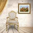 thumbnail image 3 of Friedlander, Allan 14x12 Gold Ornate Wood Framed with Double Matting Museum Art Print Titled - Red Ribbon Roses, 3 of 4